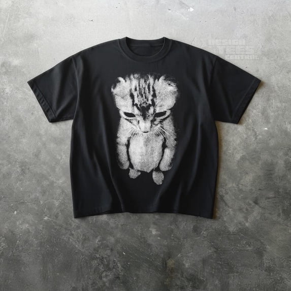 Sad Kitten Meme Standing Cat T-Shirt, gift for friend