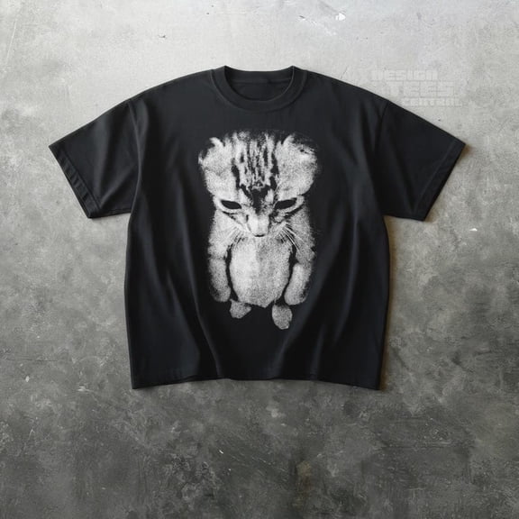 Sad Kitten Meme Standing Cat T-Shirt, gift for friend