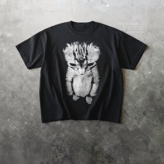 Sad Kitten Meme Standing Cat T-Shirt, gift for friend