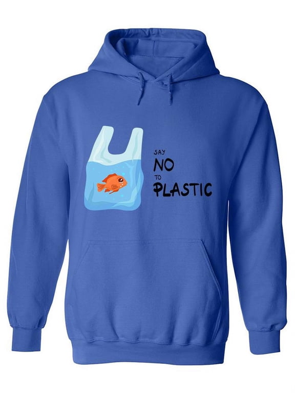 Sad Orange Fish In A Plastic Bag Hoodie Women -Image by Shutterstock, Female Small