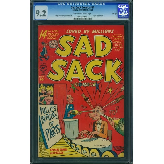 Sad Sack Comics #14 - CGC 9.2 Comic Book