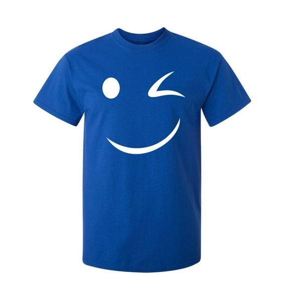 Sad Smile Sarcastic Humor Graphic Novelty Super Soft Ring Spun Funny T Shirt