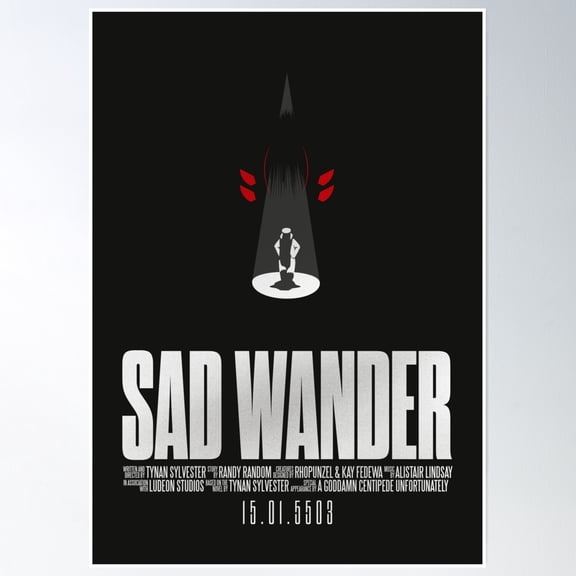 Sad Wander - Rimworld Poster Wall Art, Modern Wall Decor, 24x36 UNFRAMED