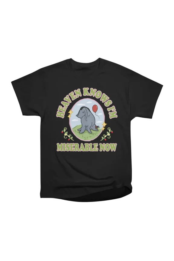 Sad boy Eeyore T-Shirt Tee Gift For Him Merch For Her Apparel For Friend