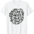 thumbnail image 1 of Sad song lyrics touch my soul. T-Shirt, 1 of 5