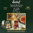 thumbnail image 1 of Sadaf Cardamom Tea Bags | Special Blend Cardamom Ceylon Black Tea | Quicktea Product harvested in Sri Lanka | 100 bags (Pack of 1), 1 of 3