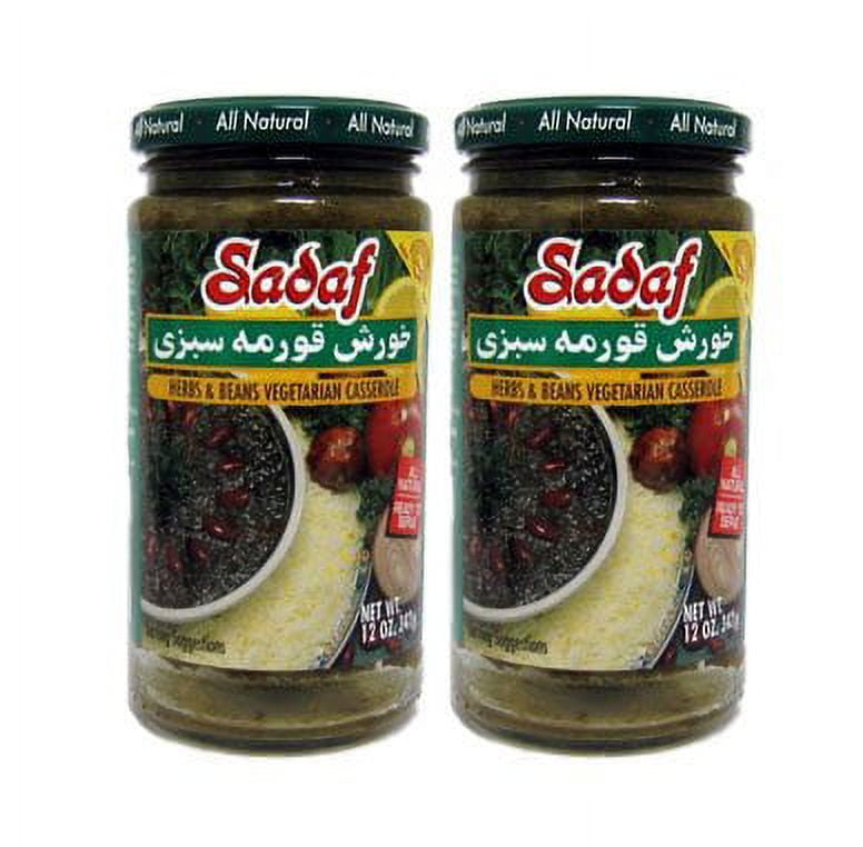 Sadaf Khoresh Ghormeh Sabzi Herbs & Beans Casserole, 12 oz (Pack of 2)