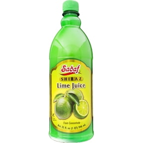 Sadaf Lime Juice from Concentrate 32 Fl oz in a plastic bottle