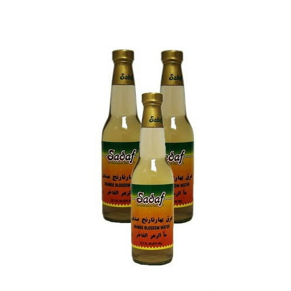 Sadaf Orange Blossom Water 12.7 fl. oz. ( Pack of 3 )