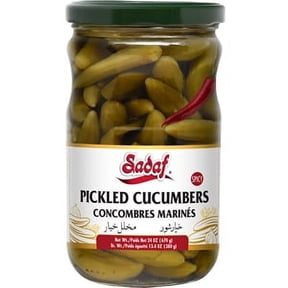 Sadaf Pickled Cucumbers , 24 oz (Spicy with Dill) ( Pack of 2 )