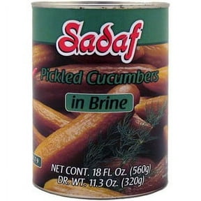 Sadaf Pickled Cucumbers in Brine, 18 fl oz