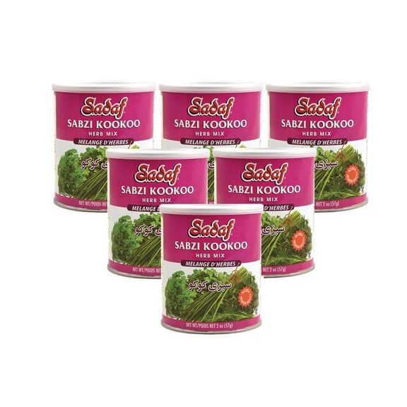 Sadaf Sabzi Kookoo Dried Herbs Mix - 2 oz. ( Pack of 6 )
