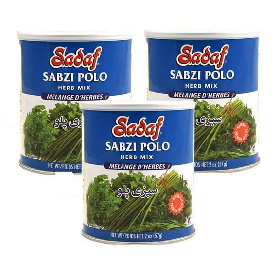 Sadaf Sabzi Polo | Dried Herbs Mix - 2 oz. ( Pack of 3 )