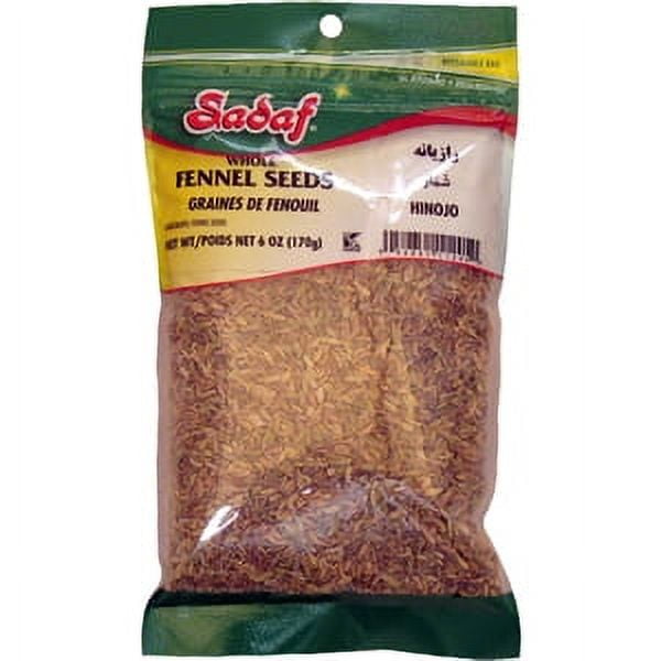 Sadaf Seeds, Fennel (Semillas De Hinojo), 6 Ounce