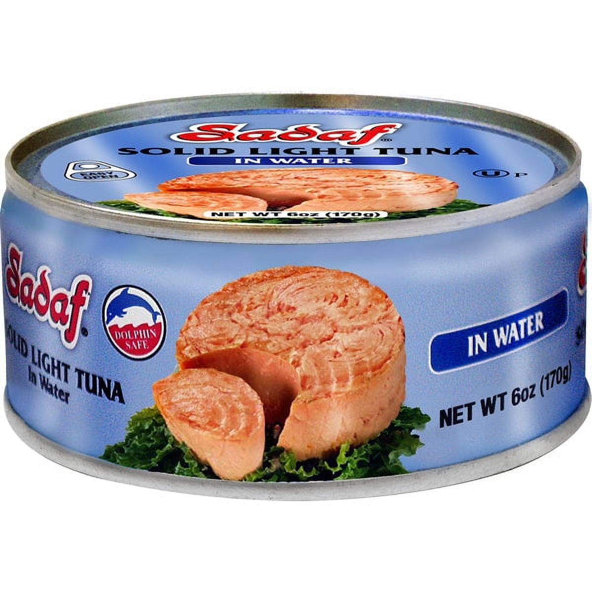 Sadaf Solid Light Tuna in Water 6 oz ( pack of 3 )