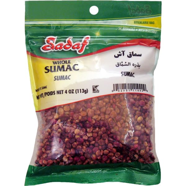 Sadaf Sumac Whole AIF4 Whole Sumac for Cooking and Food Seasoning