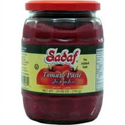 Sadaf Tomato Paste 24.7oz in a Glass Jar