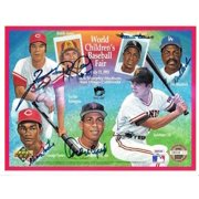 Sadaharu Oh Sachio Kinugasa Orlando Cepeda Minnie Minoso autographed 1993 Upper Deck card sheet JSA