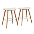 thumbnail image 1 of LumiSource  Saddle Counter Stool - Set of 2, 1 of 7