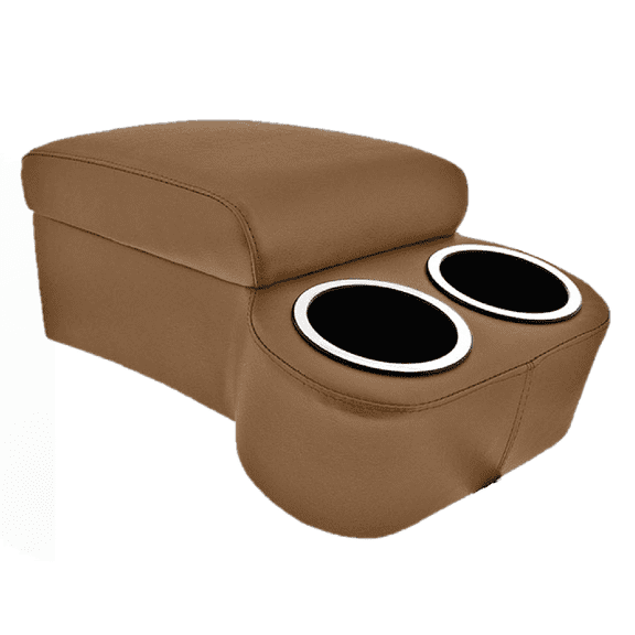 Saddle BC Cruiser Bench Seat Console With Drink Holders Musclecar Classic Hotrod