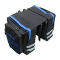 thumbnail image 1 of Bike Accessories Saddle Bag Panniers for Rear Seat Double Luggage Rack with Adjustable Hook Handle Reflective Trim and Large Capacity Pockets, 1 of 3
