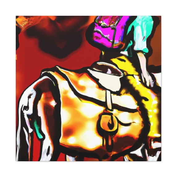 Saddle Bag Pop Art - Canvas