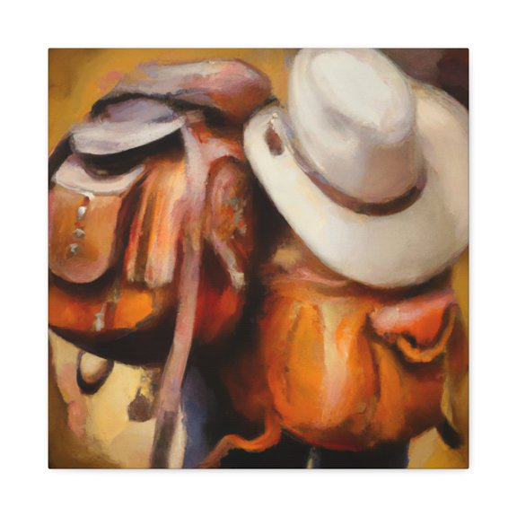 "Saddle Bags in Color" - Canvas