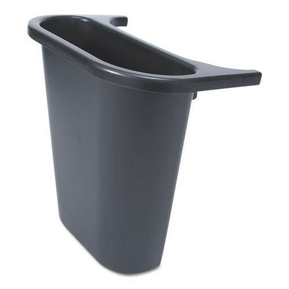Saddle Basket Recycling Bin, Rectangular, Black | Bundle of 10 Each