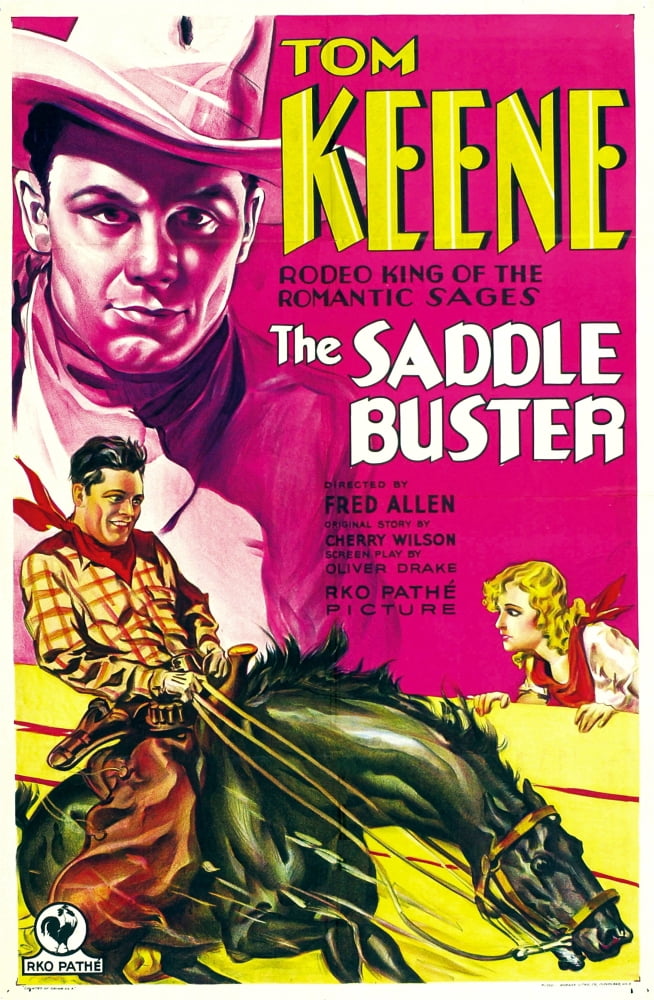 Saddle Buster Canvas Art - (11 x 17)