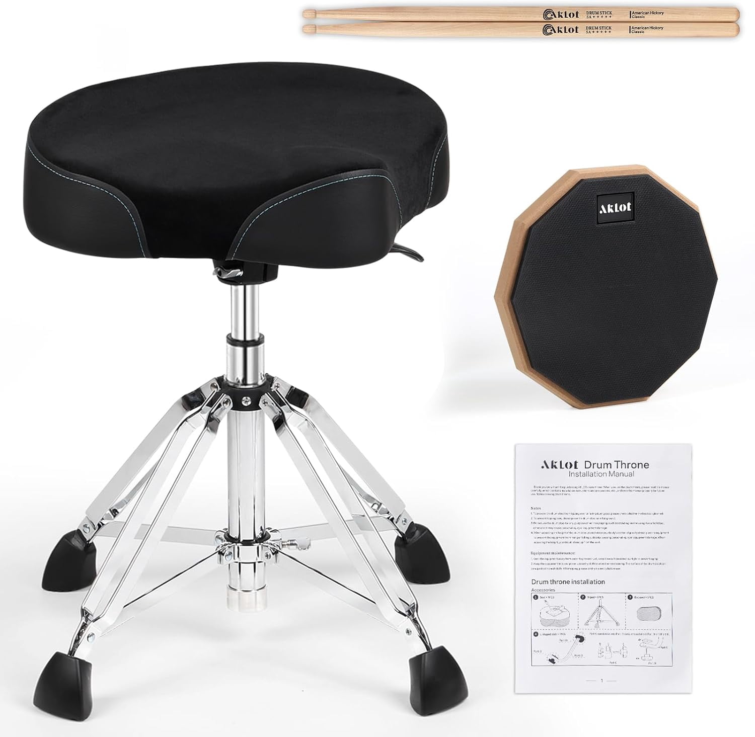 Saddle Drum Throne Hydraulic Druming Throne Heavy Duty Seat Height ...