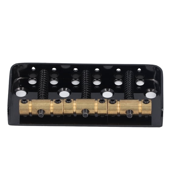 Saddle Electric Guitar Bridge Replacement for Telecaster, Black, 3.94 x 2.36 Inches / 10 x 6 cm