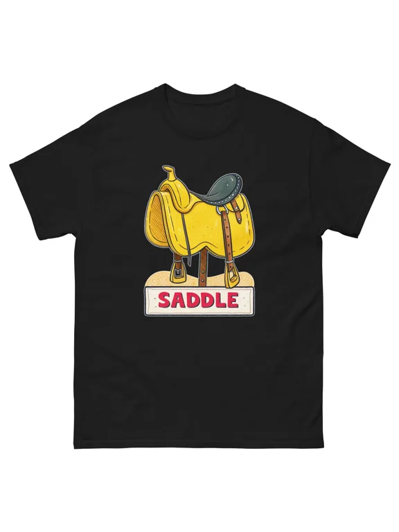 Saddle Farming Rural Life Agriculture T-Shirt