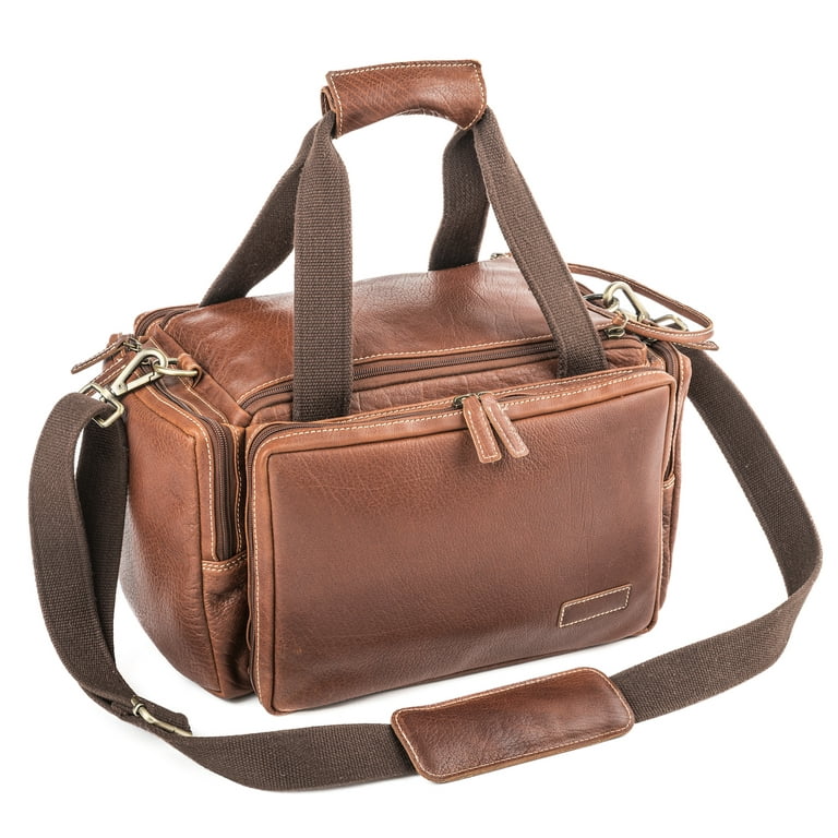 Saddle Mate Full Grain Buffalo Leather Range Bag - Walmart.com