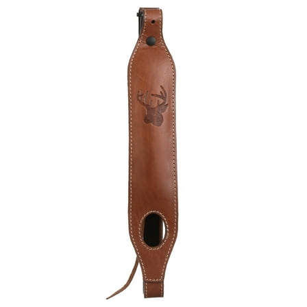 Saddle Mate Rugged Buffalo Brown Leather Gun Sling with Padding