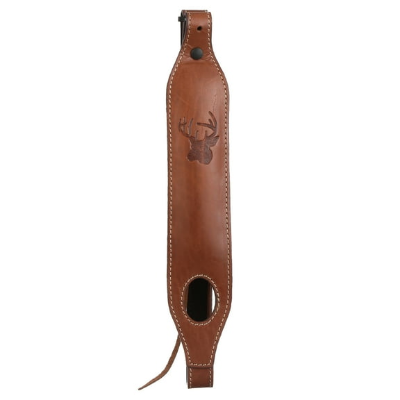 Saddle Mate Rugged Buffalo Brown Leather Gun Sling with Padding