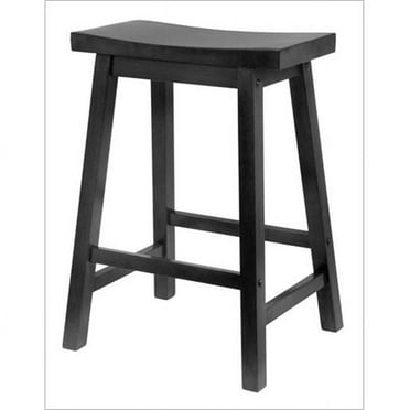 Saddle Seat 24 Inch Stool - Black