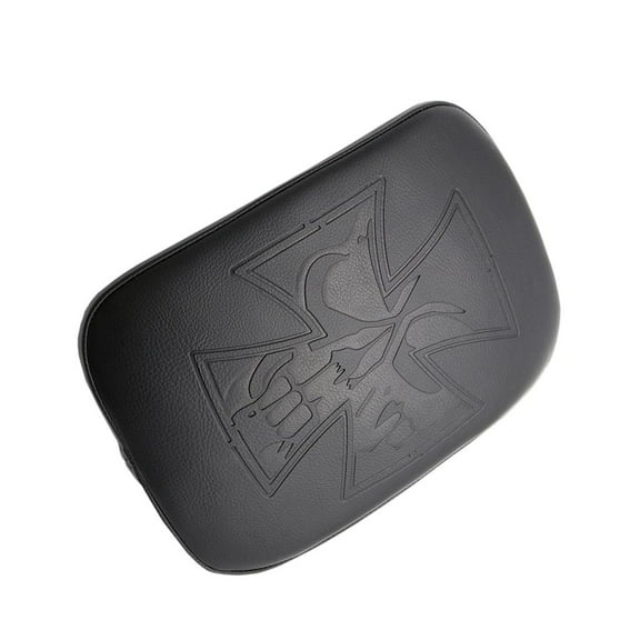 Saddle Seat Motorbike Suction Cup Rear Pillion Passenger Pad Seat Flat Saddle Cushion for Bobber Chopper Suction Cup 8 Suction Cup