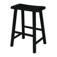 thumbnail image 1 of International Concepts 24" Wood Saddle Seat Stool, 1 of 7