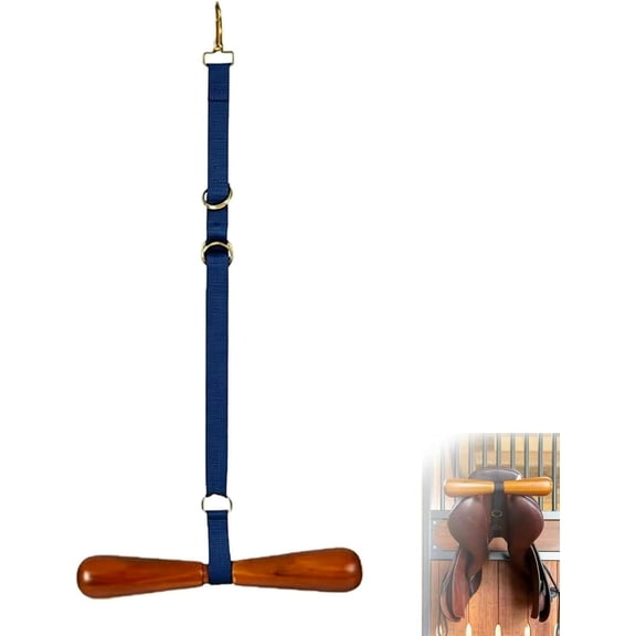 Saddle-Shaped T-Shaped Hanger, Portable Hanging Saddle Rack, T-Shaped Saddles Storage Hanger,Space-Saving Equestrian Gear Storage
