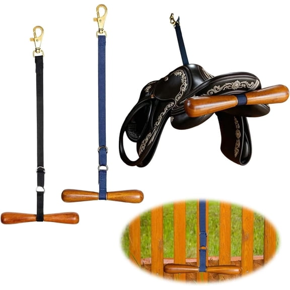 Heavy Duty T-Style Metal Wall Saddle Rack, Adjustable for Western English Saddles, Barn Stable Trailer, 14x10x8 Inches