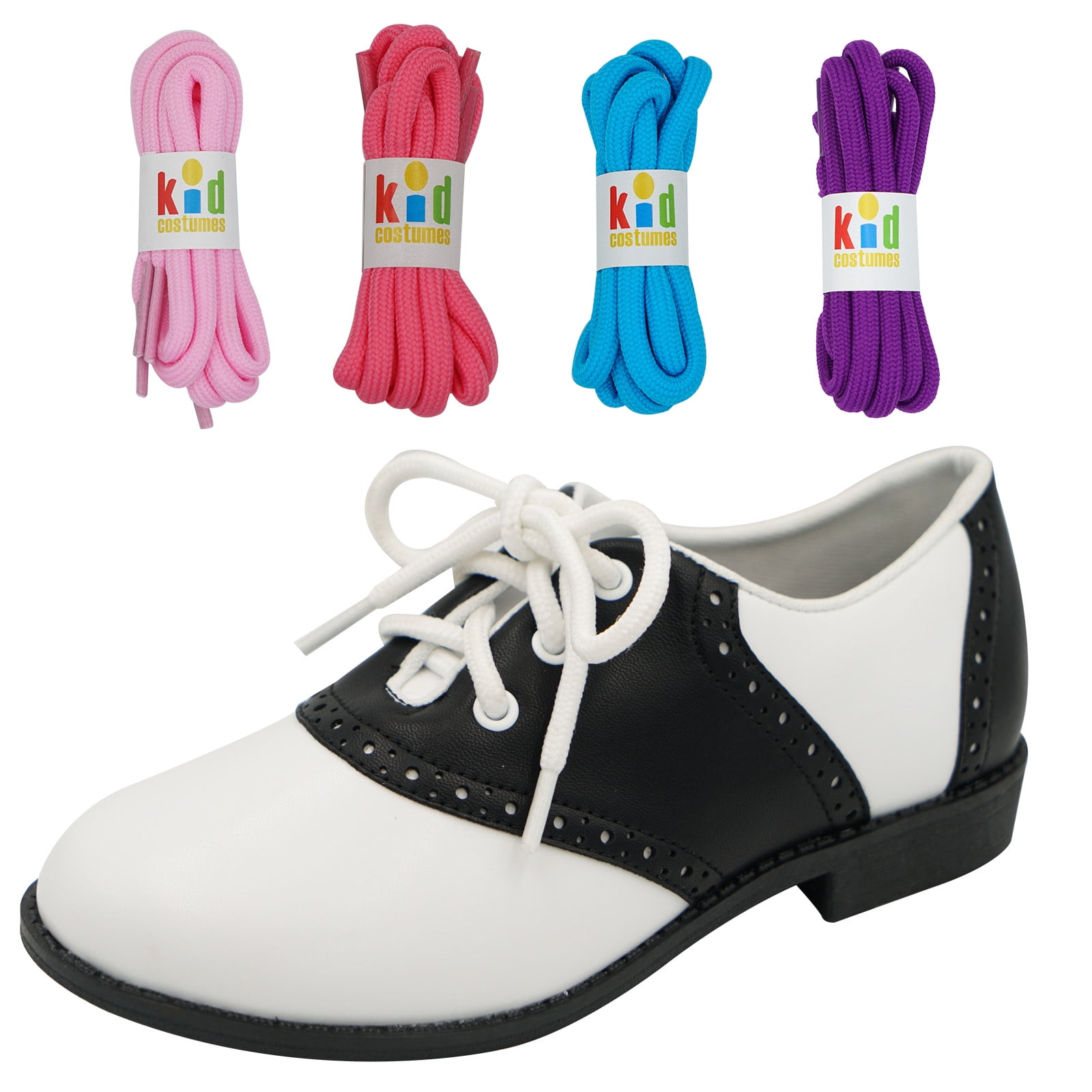 50's Style Oxford Saddle Shoes for Kids, Comfortable