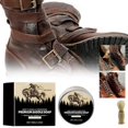 thumbnail image 1 of Saddle Soap For Leather–3 Piece Saddle Soap Kit For Leather Cleaning Boots And Saddles – Includes Applicator And Cloth – Leather Soap And Conditioner For Leather Boots Sofa protective cover, 1 of 9
