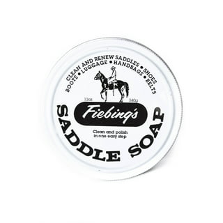 Farnam Leather New Easy-Polishing Glycerine Saddle Soap for Daily Leather  Cleaning and Protection 16 ounces 