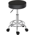 thumbnail image 1 of Saddle Stool Ha Ha Feet Rotation Bar Stool Black, 1 of 15