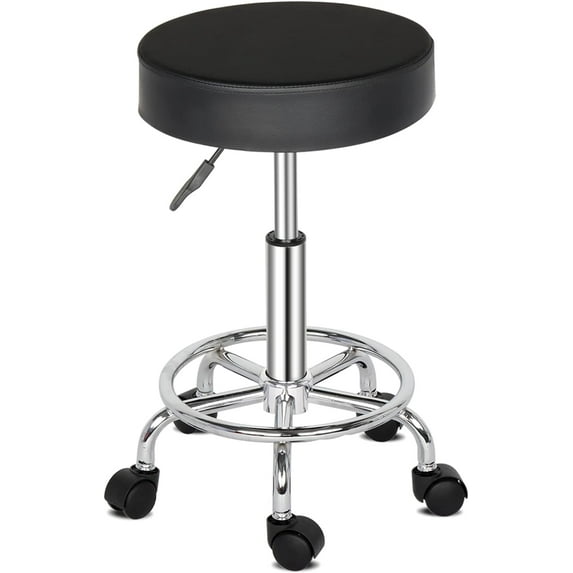 Saddle Stool Ha Ha Feet Rotation Bar Stool Black