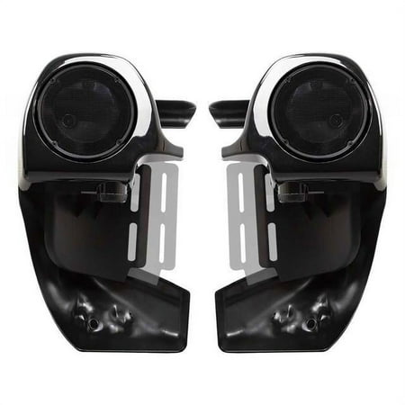 Metra - Lower Fairing Speaker Assembly for Harley-Davidson 1983-2013 Motorcycles - Black