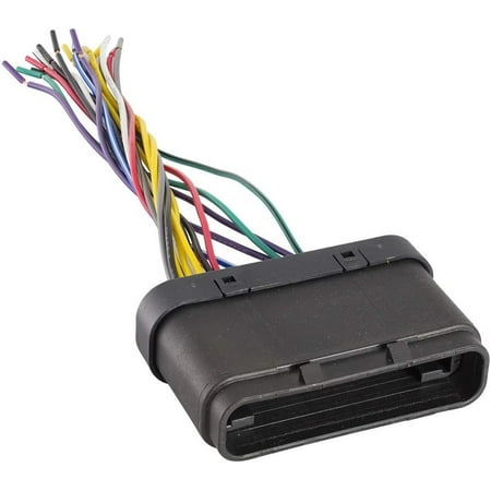 Metra - Wiring Harness for 2015 and Later Polaris Slingshot Vehicles - Black/Blue/Green/Red/Yellow