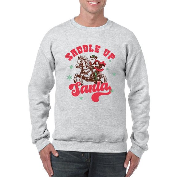 Saddle Up Santa - Cowboy Xmas Men's Sweatshirt