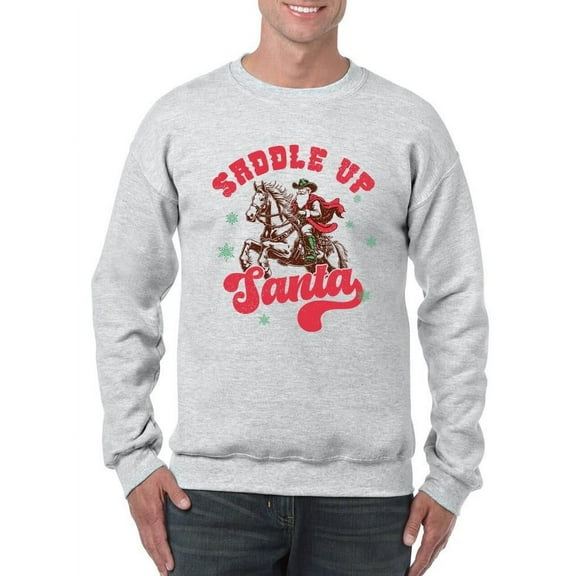 Saddle Up Santa - Cowboy Xmas Men's Sweatshirt