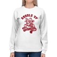 thumbnail image 1 of Saddle Up Santa Cowboy Xmas Women's Sweatshirt, 1 of 4
